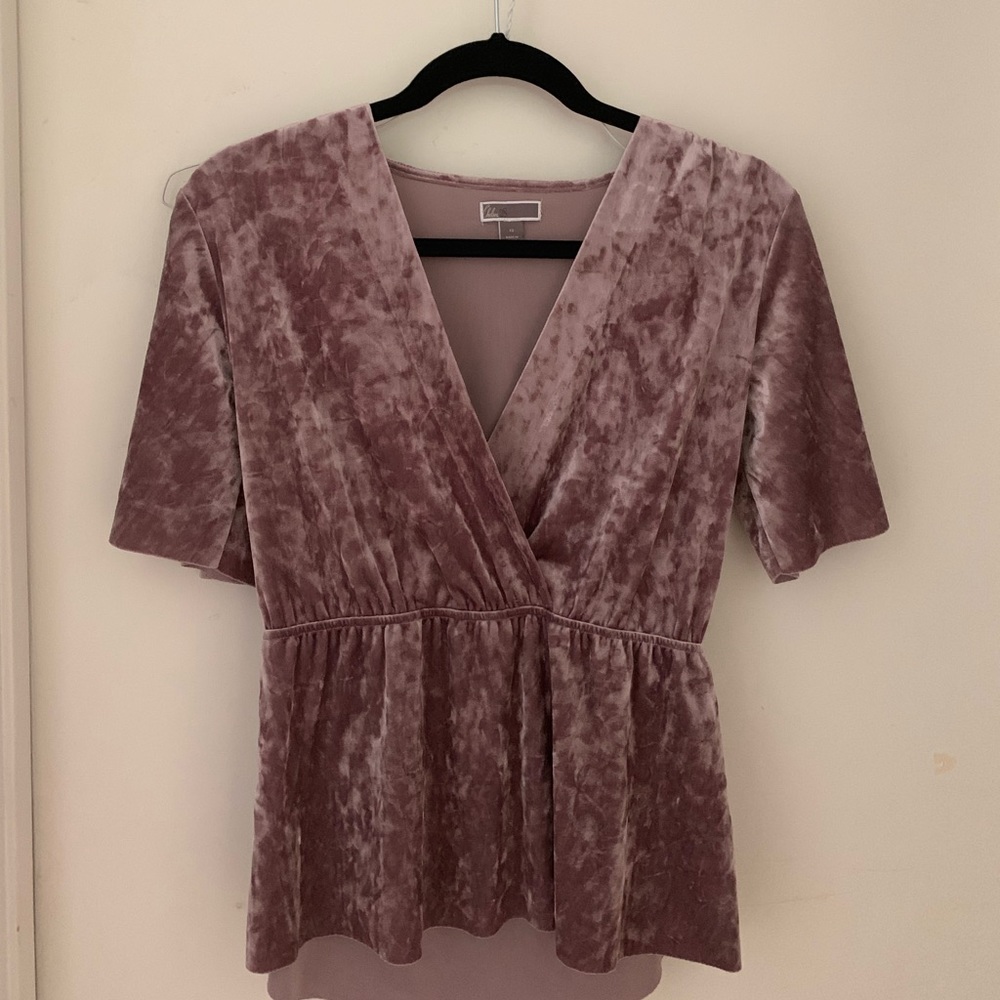 Chelsea28 (Nordstrom) Velvet Surplice Top